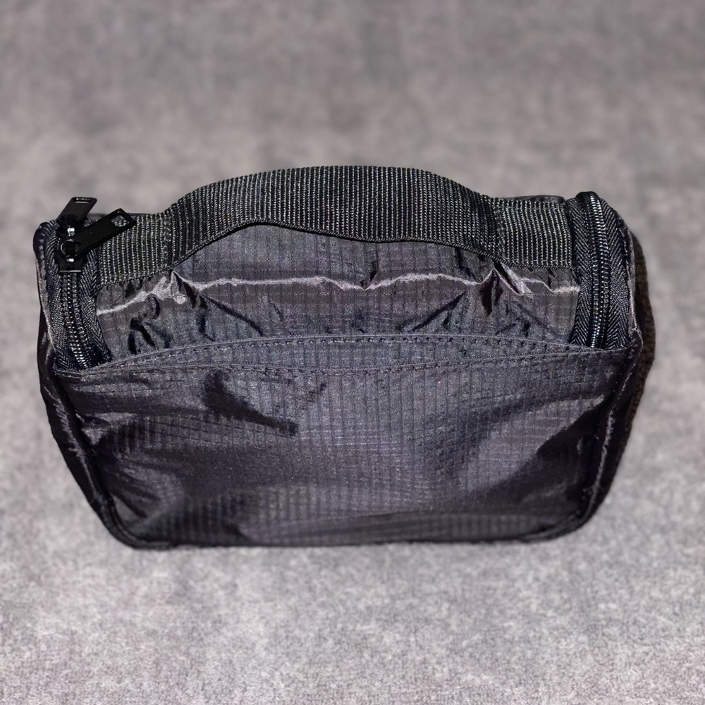 black messenger bag